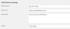 Child Themes screenshot 3