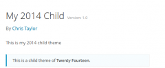 Child Themes screenshot 4