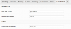 Chimpy Lite - MailChimp WordPress Plugin screenshot 9