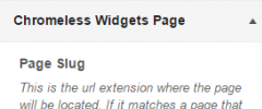 Chromeless Widgets Page screenshot 1