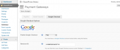 ClassiPress Google Wallet Gateway screenshot 1