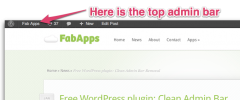 Clean Admin Bar Removal screenshot 2