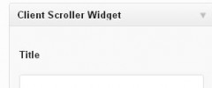 Client Scroller Widget screenshot 1