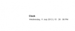 Clock_Widget screenshot 1