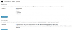 Two-Factor Authentication - Clockwork SMS screenshot 1