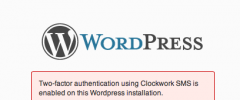 Two-Factor Authentication - Clockwork SMS screenshot 3
