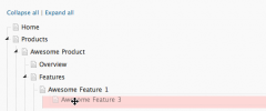CMS Page Order screenshot 2