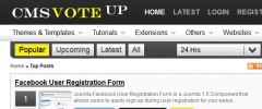 CMS Vote Up Social CMS News screenshot 4