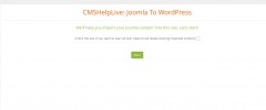 CMSHelpLive: Joomla to WordPress Importer Pro screenshot 1