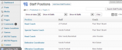 Coaching Staffs screenshot 7
