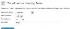 CodeFlavors floating menu screenshot 1