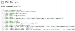 Codemirror 2 editor for Wordpress admin area screenshot 1