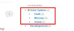 Collapsing Categories List screenshot 2