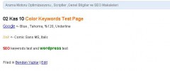 Color Keywords screenshot 2