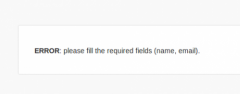 Comment Errors screenshot 1