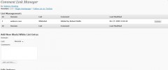 Comment Link Manager screenshot 1