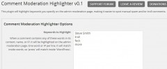 Comment Moderation Highlighter screenshot 1