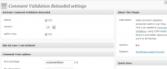 Comment Validation Reloaded screenshot 1