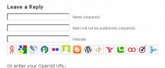 Comments with OpenId screenshot 1