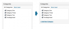 Compact Taxonomy Checkboxes screenshot 1