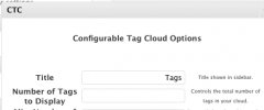 Configurable Tag Cloud (CTC) screenshot 1