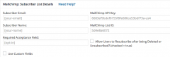 Contact Form 7 MailChimp Extension screenshot 1