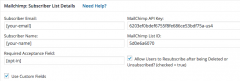 Contact Form 7 MailChimp Extension screenshot 2