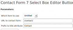Contact Form 7 Select Box Editor Button screenshot 3
