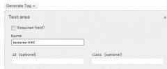 Contact Form 7 Textarea Wordcount screenshot 1