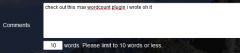 Contact Form 7 Textarea Wordcount screenshot 2