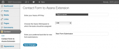Contact Form 7 to Asana Extension screenshot 1