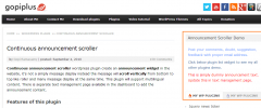 Continuous announcement scroller screenshot 1
