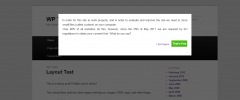 Cookie Warning screenshot 1