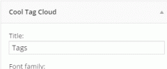 Cool Tag Cloud screenshot 1