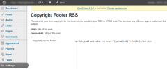 Copyright Footer RSS screenshot 1