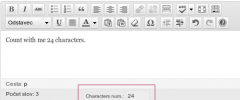 Content character count live screenshot 1