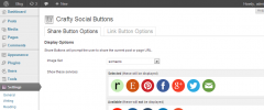 Crafty Social Buttons screenshot 3