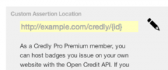 Credly Custom Badge Assertion Shortcode screenshot 3