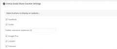 Cresta Social Share Counter screenshot 1