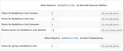 CubePoints Buddypress Integration screenshot 4