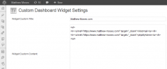 Custom Dashboard Widget screenshot 2