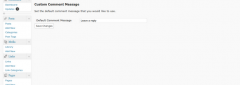 Custom Comment Message screenshot 2