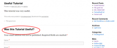 Custom Comment Message screenshot 3
