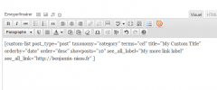 Custom Content List screenshot 2