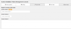 Custom Database Tables screenshot 12