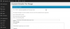 Custom Emails for Rezgo screenshot 2