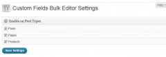 Custom Field Bulk Editor screenshot 2