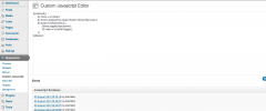 Custom JavaScript Editor screenshot 1