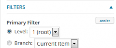 Custom Menu Wizard Widget screenshot 2