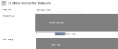 Custom Newsletter Template screenshot 1